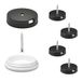 Wagner QuickClick® 15785700 4 stuks kunststof glijders om te schroeven - 4 sokkels + schroeven + verwisselbare schuifinzet - Extreme kunststof - diameter 25 mm - Made in Germany