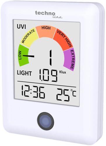 Technoline WS9320 UV-stralingsmonitor met uv-index en lichtmeter