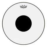 Remo drumvel CS Ambassador Transparant met Black Dot - 15" CS-0315-10