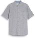 Tom Tailor Regular Fit Overhemd Korte Mouw Linnen Maat S Navy White Small Stripe