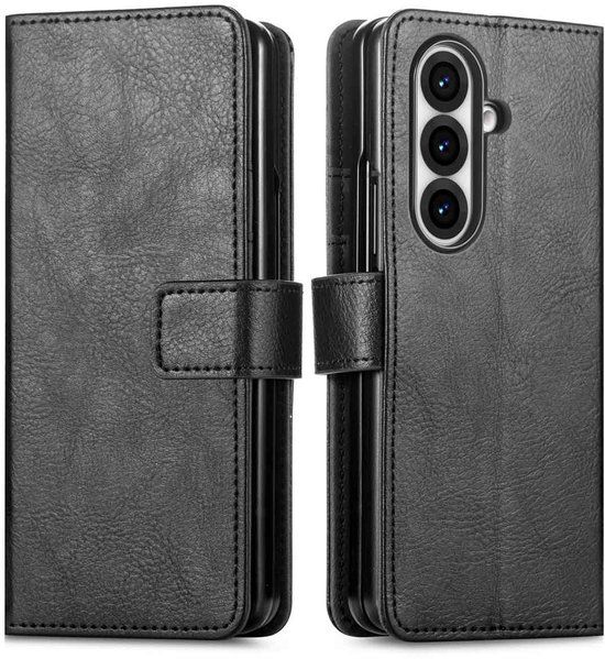 imoshion Hoesje - Geschikt voor Samsung Galaxy Z Fold 7 - Luxe Bookcase - Zwart
