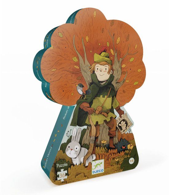 Djeco Puzzel Robin Hood - Kinderpuzzel 36 Stukjes