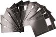 Merkloos 10x zwarte A5 lijntjes schriften pakket