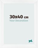 yd. Cadre photo 30x40 cm - MDF - Blanc mat - Pisa
