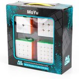 MoYu Speed Cube Set - 2x2, 3x3, 4x4, 5x5 - 8719327195536