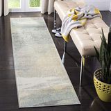 Safavieh Tapijtloper Lucija Abstract | Grijs | 61 x 244 cm