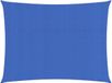vidaXL Zonnezeil 160 g/m² 2x3 m HDPE blauw