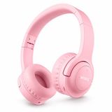 WiseQ HERO Kinderkoptelefoon – Roze Draadloze Koptelefoon Kind Meisje – vanaf 3 jaar met geluidsdemping – 38u Bluetooth – Roze