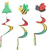 Merkloos Relaxdays windspiraal dier set van 3