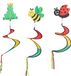 Merkloos Relaxdays windspiraal dier set van 3