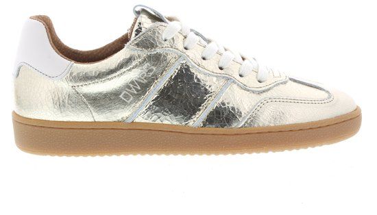 Dwrs Dames Sneakers Poona Champagne Goud - Maat 38