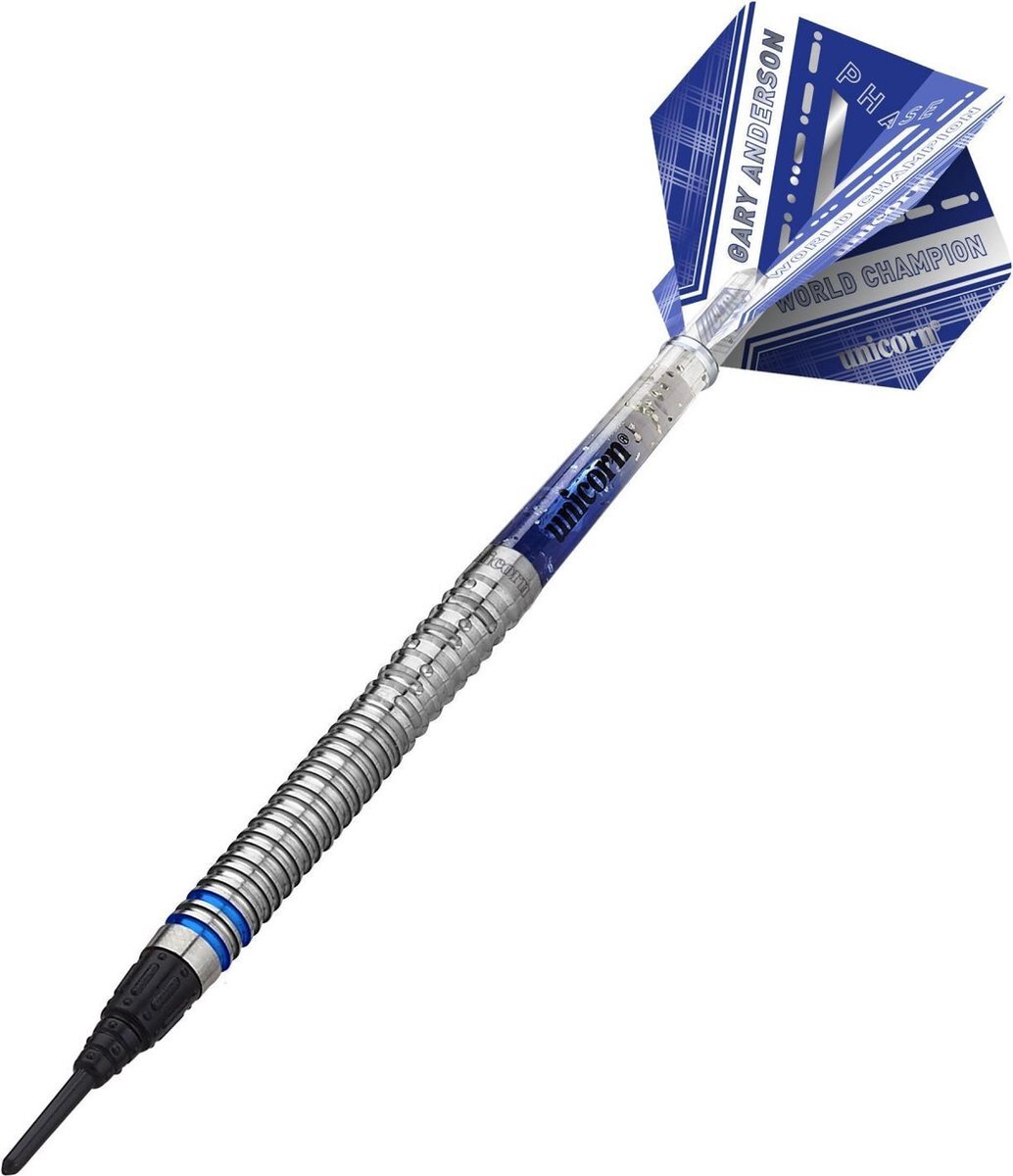 Unicorn Dartpijlen Gary Anderson Phase 5 Softtip 18 Gram