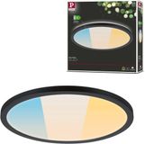 Paulmann LED-paneel Atria Shine White Select IP44 rond 298 mm 14,8W 2250lm Zwart