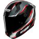 Nolan X-804 ST Ultra Carbon Veloce 350, casque intégral, Noir/Gris/Blanc/Rouge, L