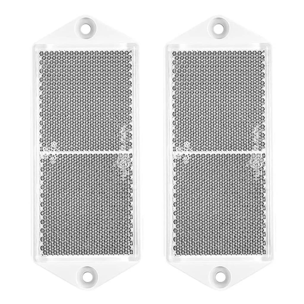 ProPlus reflectoren 127 x 51 mm wit 2 stuks in blister