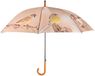 Esschert Design Paraplu vogels - bruin - tuinvogel print - D120 cm - houten handvat