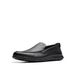 Clarks Flexway Step Loafer Flat Heren Zwart Leder 41 EU