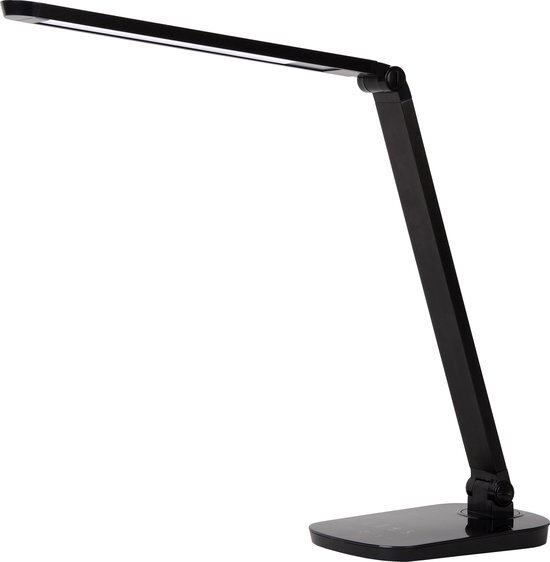 Lucide VARIO LED - Bureaulamp - LED Dimb. - 1x8W 2700K - Zwart