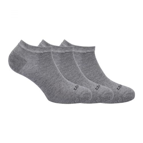 Inconnu Bamboo Invisible Sock Tripack Men's Socks, Fumo MEL, EU 46-48
