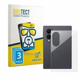 BROTECT Screenprotector 3 Stuks voor Samsung Galaxy Z Fold 8 (Achterkant) Beschermglas transparant
