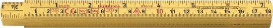 Hultafors G61-1-6GU duimstok - 1m - mm / inch