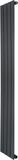 radiateur à 1 colonne - 1600x280 mm - gris - panneaux plats