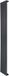 radiateur à 1 colonne - 1600x280 mm - gris - panneaux plats