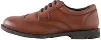 Next Jongens Leren schoenen met elastische veters en vleugeldetail Zwart