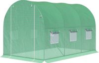 Outsunny Tunnelkas - PE - 298x196x198cm - Groen