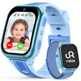 Ralio R5 Plus – 4G GPS Kinderhorloge & Smartwatch Kinderen met Gebogen HD-Display – GPS Tracker Kind met Videobellen – Ideaal Cadeau voor Kinderen