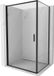 Mexen Exo cabine de douche coulissante 70 x 110 cm, transparent, noir