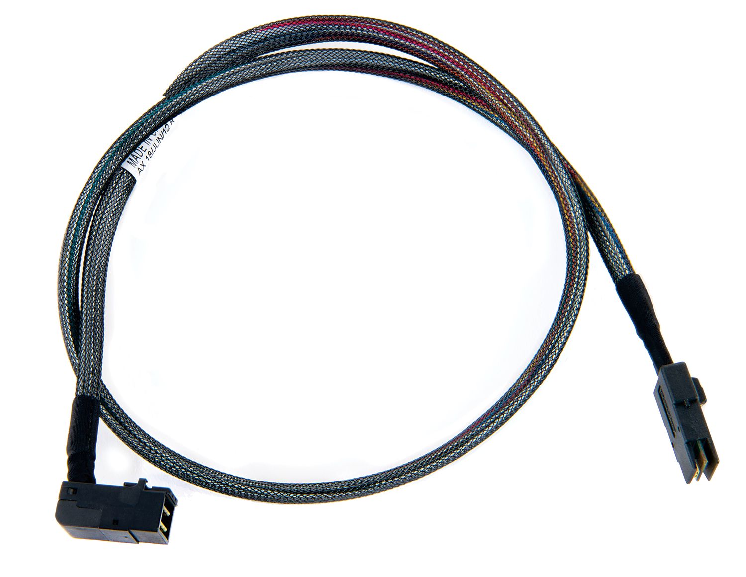 Microsemi I-RA-HDMSAS-MSAS-.08M - SAS-kabel - SFF-8643 - SFF-8087 - 0,8 m - Zwart