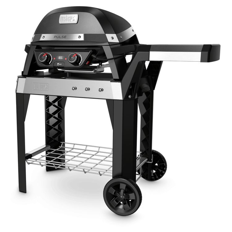 Weber Pulse 2000 Electric Barbecue - Verrijdbaar - Zwart/Zilver