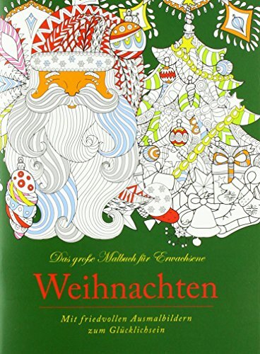 IDEAF Idena 68143 - schilderboek voor volwassenen, kerstmotief, 64 pagina's