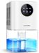 Humidificateur 1700 ml fonctionnement silencieux veilleuse avec 7 couleurs minuteur