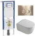 Geberit QeramiQ Dely Swirl Toiletset - Mat Wit