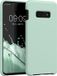 kwmobile telefoonhoesje geschikt voor Samsung Galaxy S10e - Hoesje met siliconen coating - Smartphone case in cool mint