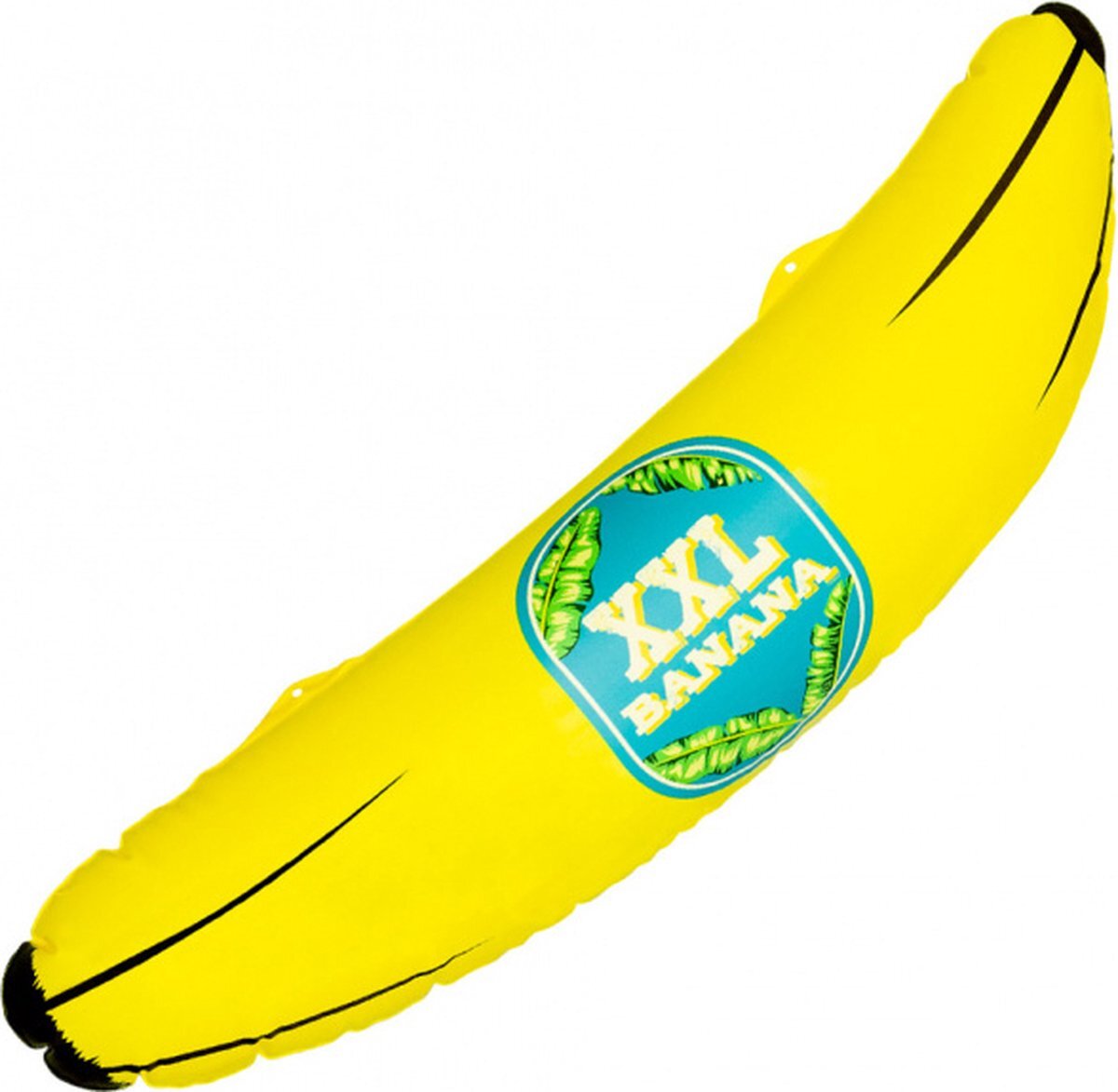 Boland 52164 - opblaasbare XXL-banane, grootte 71 cm, decoratie, zwembadfeest, zomerfeest, themafeest