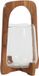Light & Living Hurricane 'Anosy' Bruin Glas 18 cm