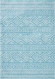 Safavieh Tulum Collectie TUL267 Geweven Vloerkleed, Turquoise & Ivoor, 91 x 152 cm