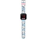 Kids Hello Kitty & Friends Cinnamoroll LED Kinderhorloge – Digitaal Horloge met LED-Display – Verstelbare Siliconen Band – Officieel Sanrio Kinderhorloge