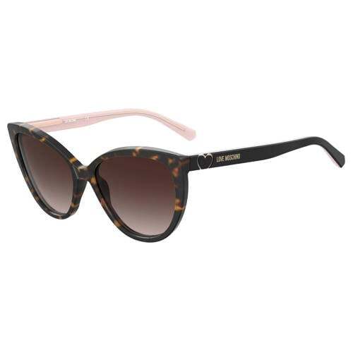 Love Moschino Love Moschino zonnebril 043 S met tortoise bruin