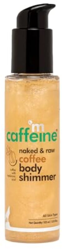 mCaffeine Coffee Body Shimmer - Glam Ready Skin with Hyaluronic Acid