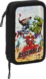 Marvel Avengers Gevuld Etui, Assemble! - Zwart