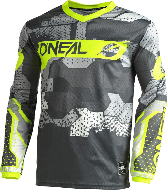 O'Neal Element Jersey Heren, grijs/geel