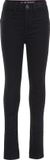 WE Fashion Meisjes super skinny jegging met stretch - Zwart - Katoen - Maat 92
