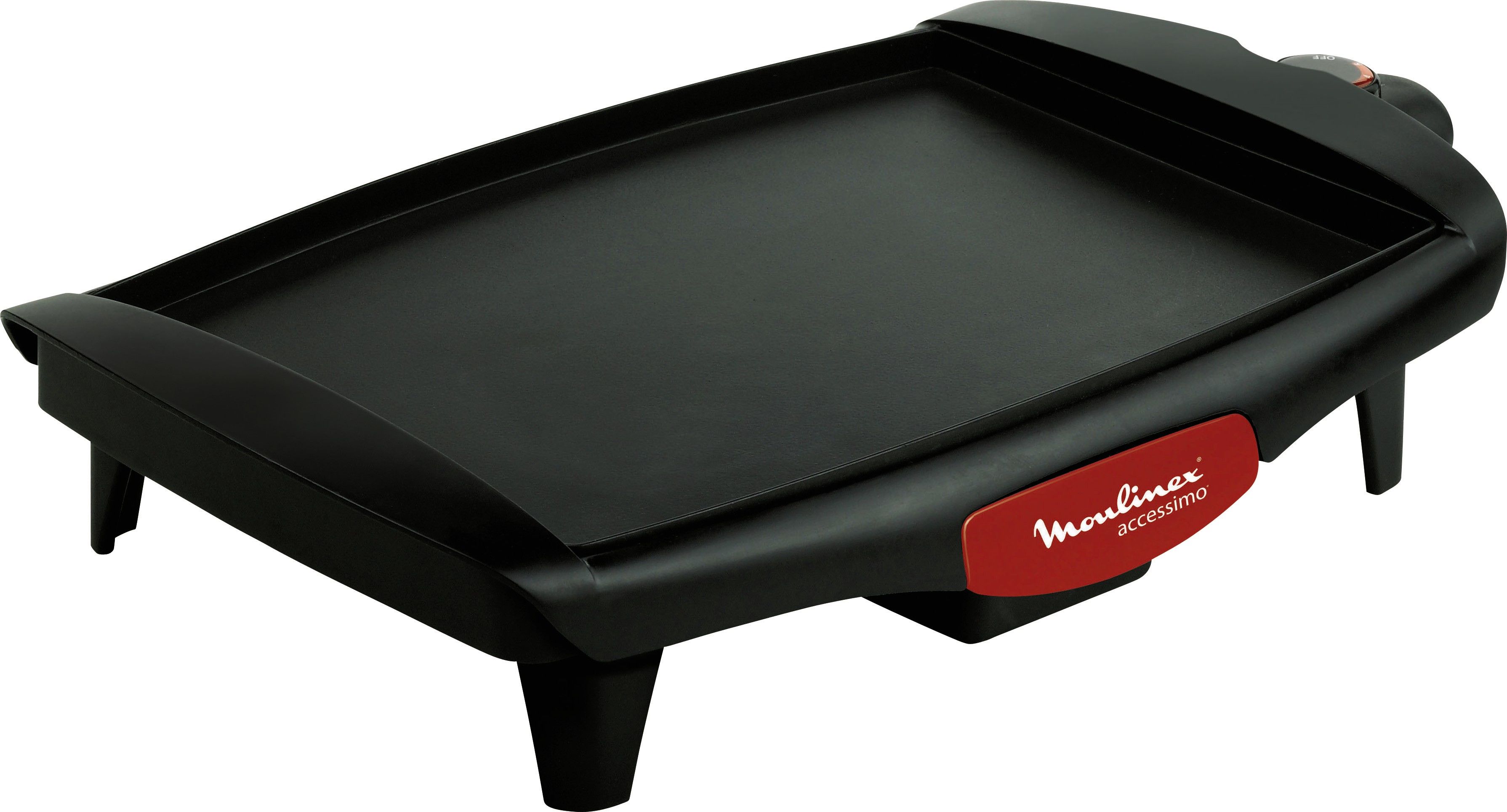 Moulinex Accessimo CB5608 - Electric Grill - 1800W - Black/Red