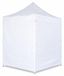 Tonnelle pliante 2x2m ACIER Standard - 4 parois latérales pleines - Blanc