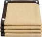 Voile d'ombrage 3x5m Rectangulaire Jaune