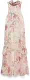 VERO MODA VMSANNA SL HIGHNECK MAXI DRESS EXP Maxi Jurk Dames XS Gebloemd Polyester